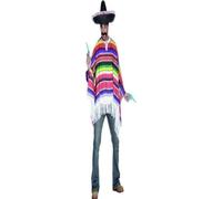 Smiffys Poncho, Multicolore 1 Multicolore