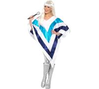 Smiffy's Poncho/Cape Super Trooper – Halloween – Multicolore / Blanc
