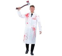 Smiffys Poncho unisexe en PVC imprimé avec hache jouet effrayant Halloween accessoire de costume d'horreur pour homme et femme