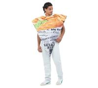 Smiffys Poncho unisexe pour adulte Fish & Chips