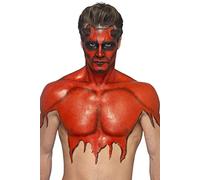 Smiffys Pot de latex liquide et applicateur éponge, Rouge, sans ammoniaque, 59.14ml/2 US