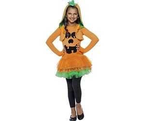 Smiffys Pumpkin Tutu Dress Costume, Orange (Size L)