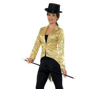 Smiffy's Queue-de-pie à sequins doré pour femme Halloween