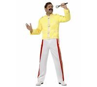 Smiffys Reine Freddie Mercury Veste Pantalon Adulte Hommes Déguisement Halloween