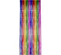Smiffys Rideau chatoyant, Arc-en-ciel, 91x244 cm/36x96 in Halloween, Carnaval