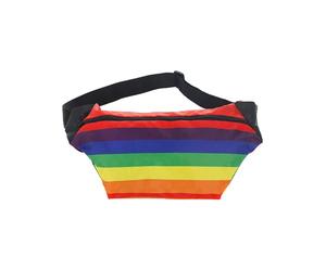 Smiffys Sac banane arc-en-ciel, accessoires de déguisement de troupes