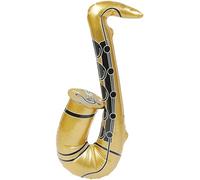 Smiffys Saxophone gonflable doré taille unique, doré, taille unique