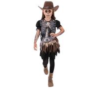 Smiffys Skeleton Cowgirl Costume