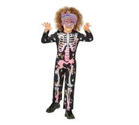 Smiffys Skeleton Rose Gold Sparkle Costume (Size M)