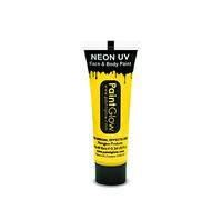 Smiffy's SM45985 - Peinture UV Corps - Visage 10 ML Jaune - Taille Unique