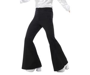Smiffys Smiffys Pantalon À Pattes D’éléphant, Homme, Noir Pantalon Men