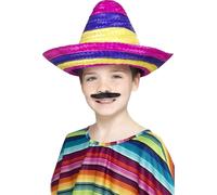 Smiffys - Sombrero pour enfants - Chapeau de costume SM1275 (Taille unique) (Coloré)