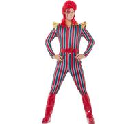 Smiffys Costume superstar de l'espace, multicolore, avec combinaison, ceinture et couvre-bottes Halloween