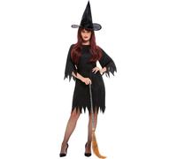 Smiffys Spooky Witch Costume, Black (Size L)