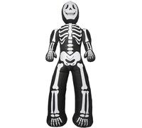 Smiffys Squelette gonflable géant d'extérieur, 3 mètres, avec ventilateur, cordes et adaptateur. UK Prise Halloween