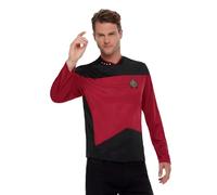 Smiffys Star Trek, uniforme de commandement de la nouvelle génération, haut Ma Top, déguisement sous licence officielle Star Trek, déguisement adulte
