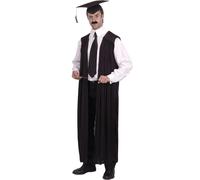 Smiffys Teachers Gown, Black
