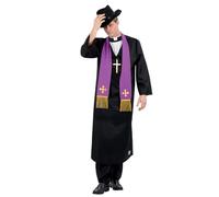 Smiffys The Exorcist, Father Merrin Priest Costume, Robe