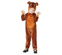 Smiffys Toddler Bear Costume, Brown (Size T2)