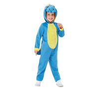 Smiffys Toddler Dinosaur Costume, Blue (Size T1)