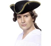Smiffy's Tricorne Dick Turpin en feutre Halloween
