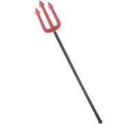 Smiffys Trident scintillant, Rouge, 58 cm