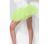 Smiffys Tutu jupon, vert fluo, 4 couches, 30cm de long Halloween