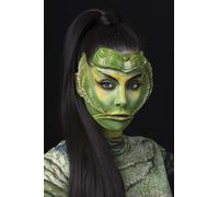 Smiffys Kit de prothèses cosmétiques Universal Monsters Étrange Créature du lac noir, Pots bleus-verts, brosse, éponge, colle cosmétique et prothèses sourcils et palmes Halloween