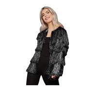 Smiffys Veste de fête guirlande Fever, Noir