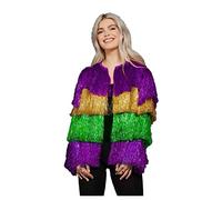 Smiffys Veste Mardi Gras guirlande Fever Halloween, Carnaval