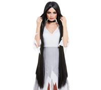Smiffys Witch Wig Extra Long, Black