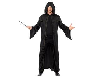 Smiffys Wizard Cloak, Adult, Black