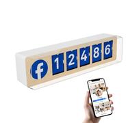 Smiirl Compteur Abonnés Facebook Temps Réel, Volets Mécaniques, 5 Chiffres | Affichage Facebook à volets mécaniques. Idéal boutiques, cafés, restaurants. Wi-Fi + hotspot, installation en 5 minutes.