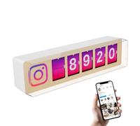 Smiirl Compteur Abonnés Instagram Temps Réel, Volets Mécaniques, 5 Chiffres | Affichage Instagram à volets mécaniques. Pour boutiques, cafés, créateurs. Wi-Fi + hotspot, installation en 5 minutes.