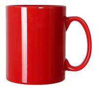 Smilatte Tasse à café en céramique M017 Classic Boss Super Big Tea Cup - Extra large - 500 ml - Rouge