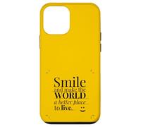 Smile and Make The World a Better Place to Live. Coque pour iPhone 12 Mini