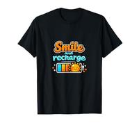 Smile and Recharge Batterie Sun Chill Vibes T-Shirt