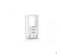 Smile Armoire 3 Tiroirs Blanc - VIPACK - Bois