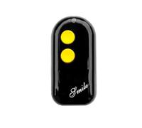 Smile-C - Radiocommande émetteur 2 canaux 433 MHz, auto-apprentissage codes 20/96 bits avec support - Copiera toutes les principales marques d'automatisation Came FAAC