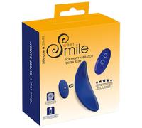 Smile - Culotte vibrante extra-fine télécommandée (bleu)