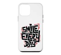 Smile Every Day Citation inspirante de Typographie Graffiti Coque pour iPhone 12 Mini