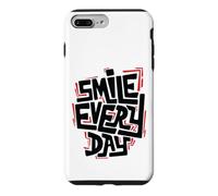 Smile Every Day Citation inspirante de Typographie Graffiti Coque pour iPhone 7 Plus/8 Plus