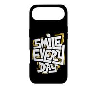 Smile Every Day Citation inspirante de Typographie Graffiti Coque pour iPhone Air