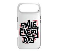 Smile Every Day Citation inspirante de Typographie Graffiti Coque pour iPhone Air