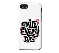 Smile Every Day Citation inspirante de Typographie Graffiti Coque pour iPhone SE (2020) / 7/8