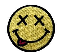 Smile Happy Face Écusson brodé Iron on Sew on Patch