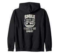 Smile If You Lost A Tooth To This Sport - Drôle Sweat à Capuche