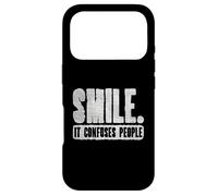 Smile It Confuses People Humour introverti drôle Coque pour iPhone 17 Pro