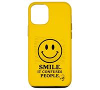 Smile It Confuses People T-Shirt d'anniversaire Scorpion Zodiac Coque pour iPhone 12/12 Pro