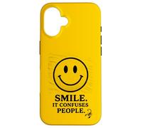 Smile It Confuses People T-Shirt d'anniversaire Scorpion Zodiac Coque pour iPhone 16